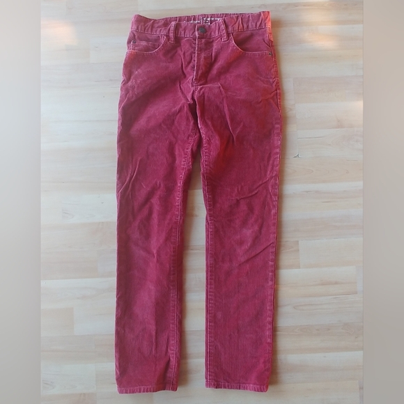 Gap Kids Slim Red Velvet Pants size 12 - Picture 1 of 5